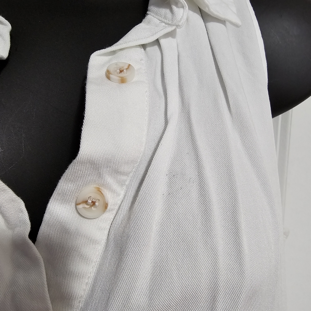 White Collared Tank - Picture 5 of 5